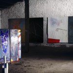 Ralph Kull / Jürgen Brockmann, 1983, Ausstellungsansicht Kampnagel, Hamburg