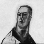 Ralph Kull, man standing, 1985